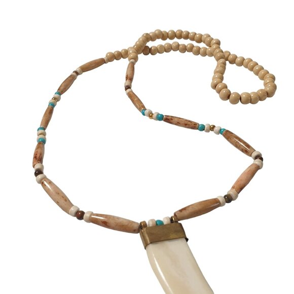 Beach Core Island Men Women Necklace Jewelry 32 Inch Length Plastic Gem Costume - Picture 3 of 7